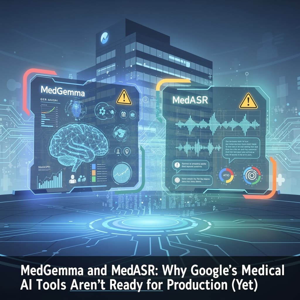 MedGemma and MedASR: Why Google's Medical AI Tools Aren't Ready for Production (Yet)