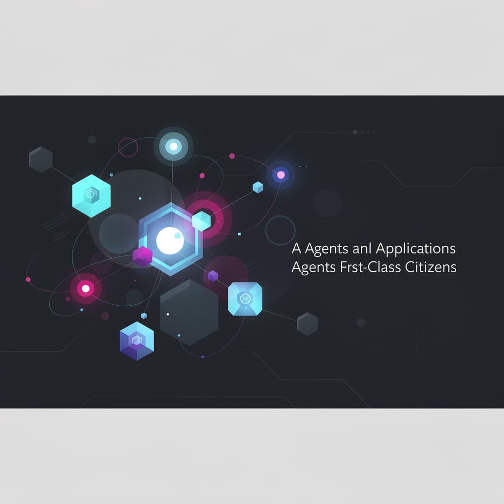 Applications where agents are first-class citizens